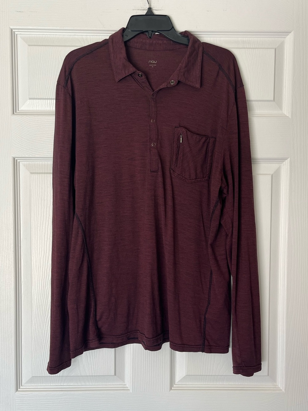 Nau Long Sleeve Polo Shirt
